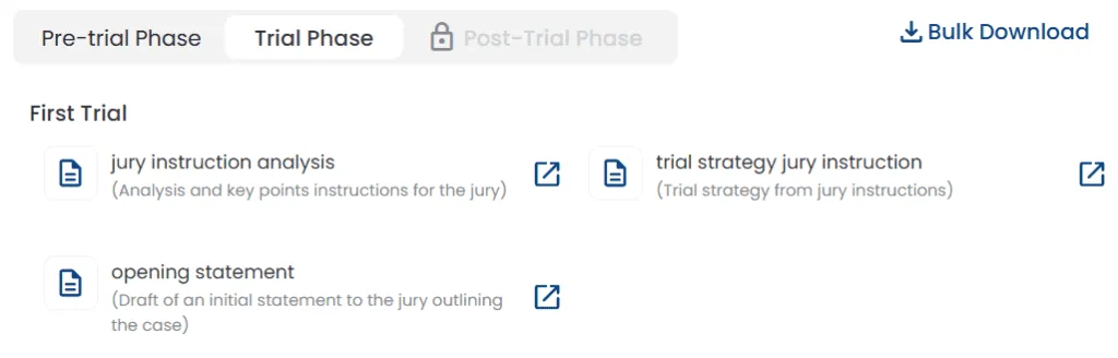 Generated trial files