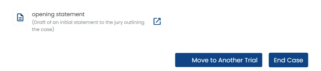 End Trial option