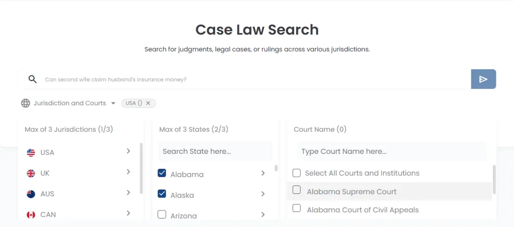 Court selection