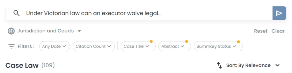 Search filters