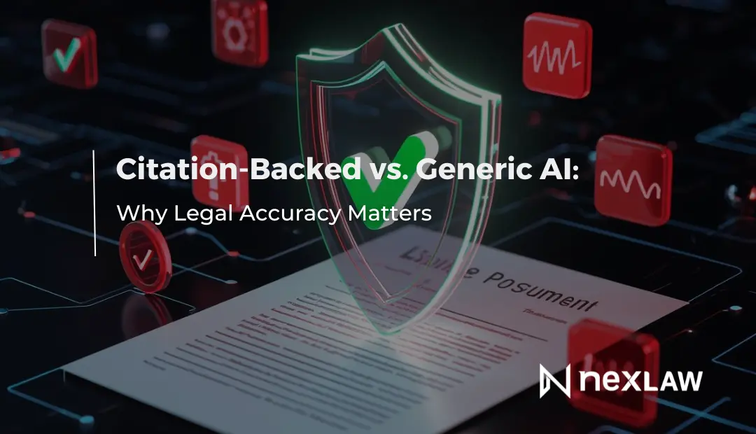 Citation-Backed AI vs Generic AI for Legal Research | NexLaw