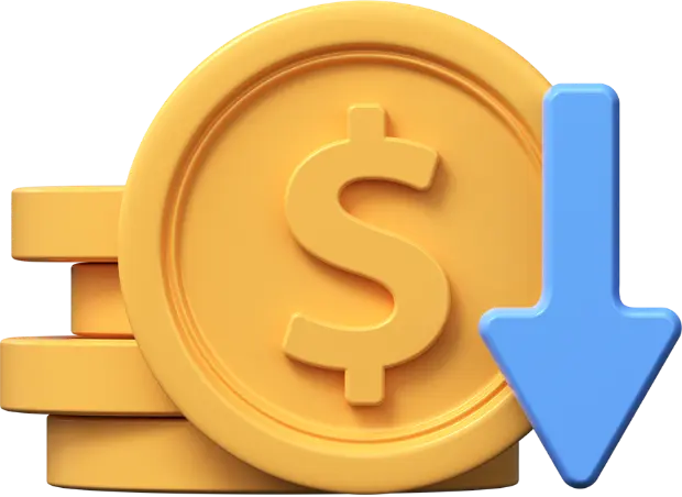 Cost Reduction Icon