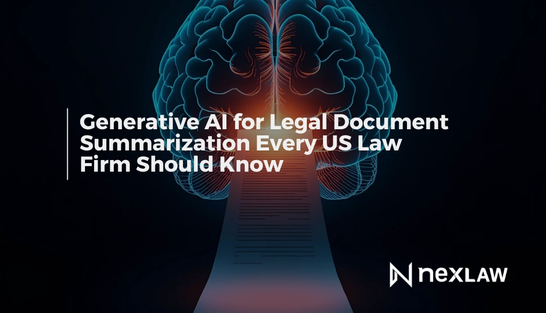 Generative AI for Legal Document Summarization Every US Law Firm Should Know