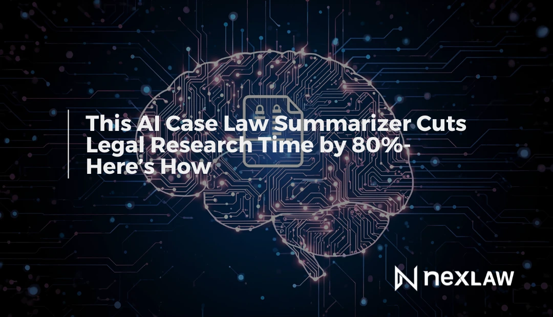 AI Case Law Summarizer Cuts Legal Research Time by 80%