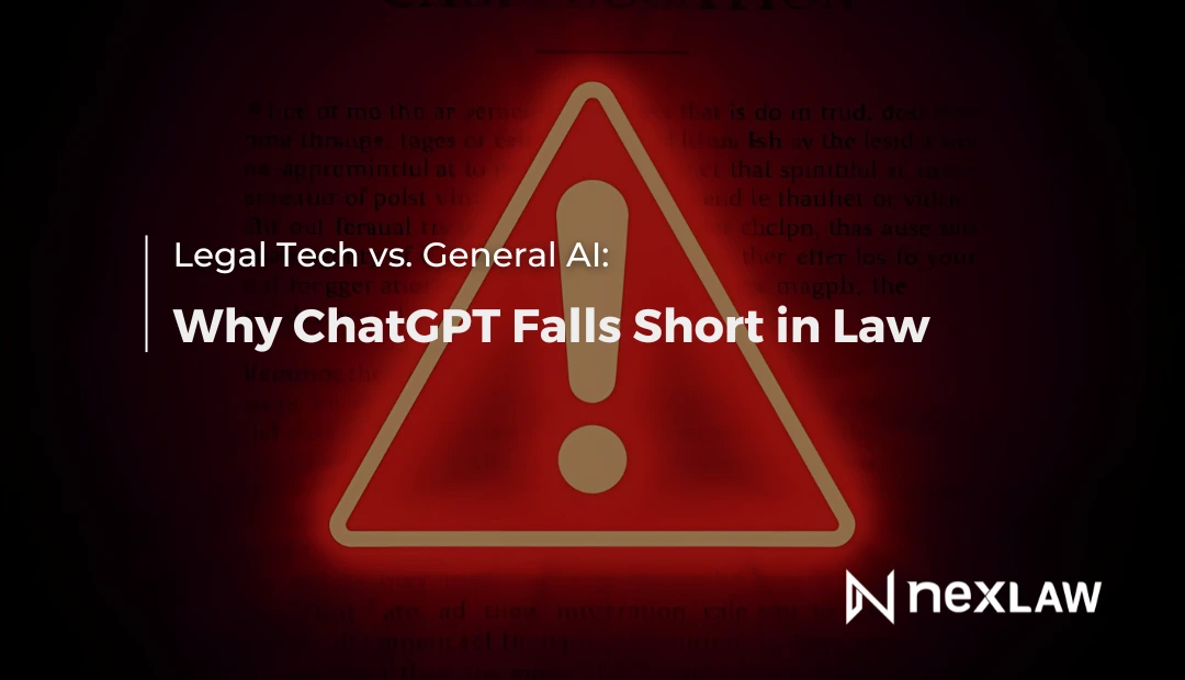 Legal Tech vs. General AI: Why ChatGPT Falls Short in Law