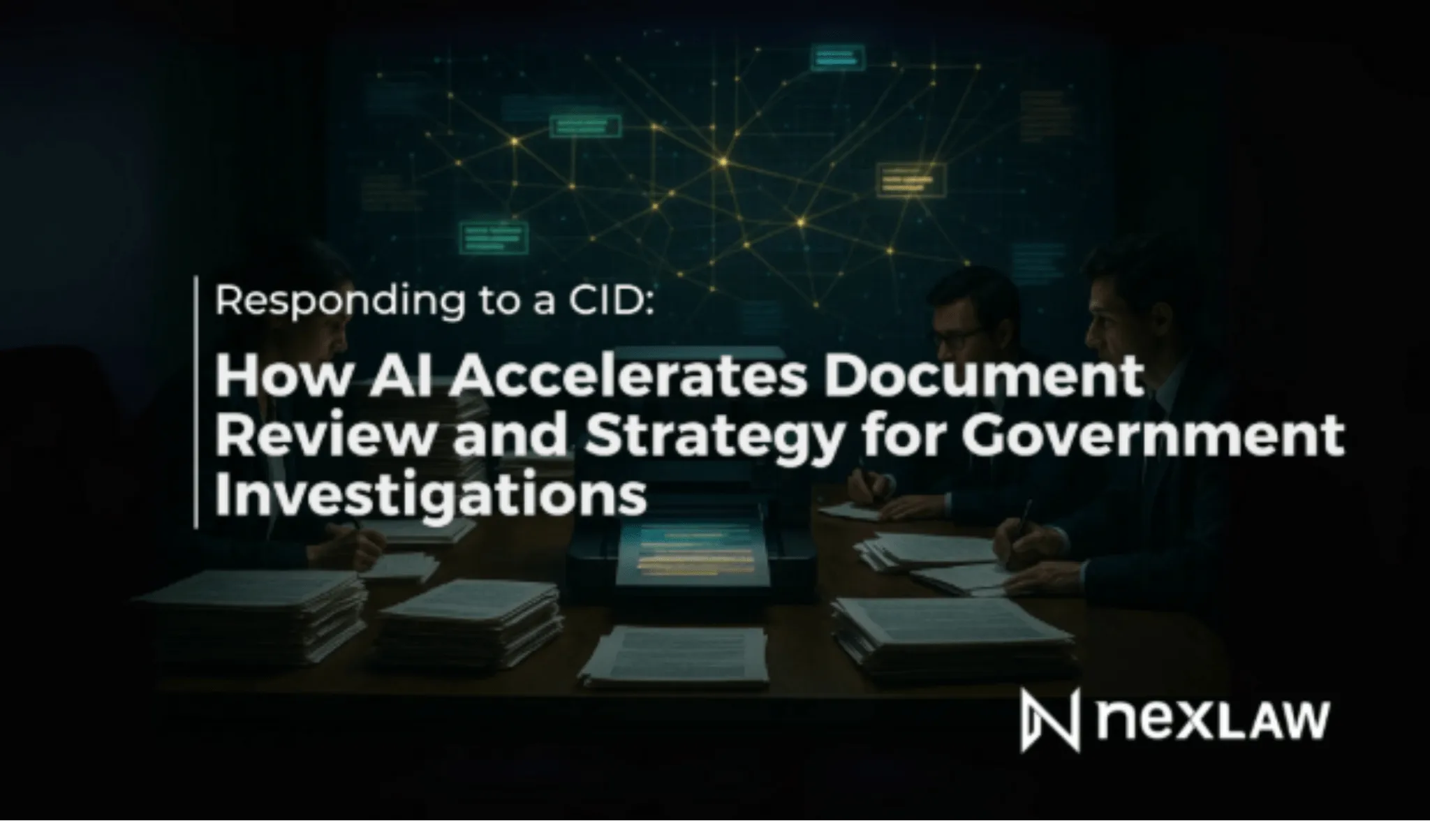 AI for CIDs: Accelerating Government Investigation Responses
