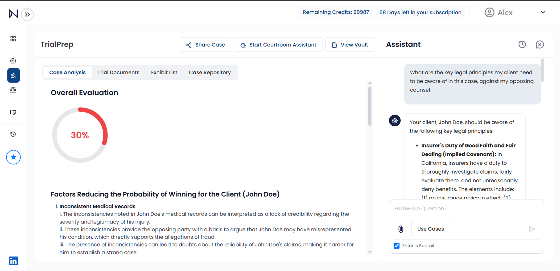Move to Courtroom Assistant