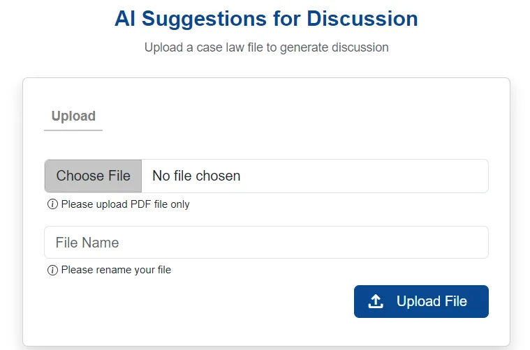 AI Suggestions for Legal Memo