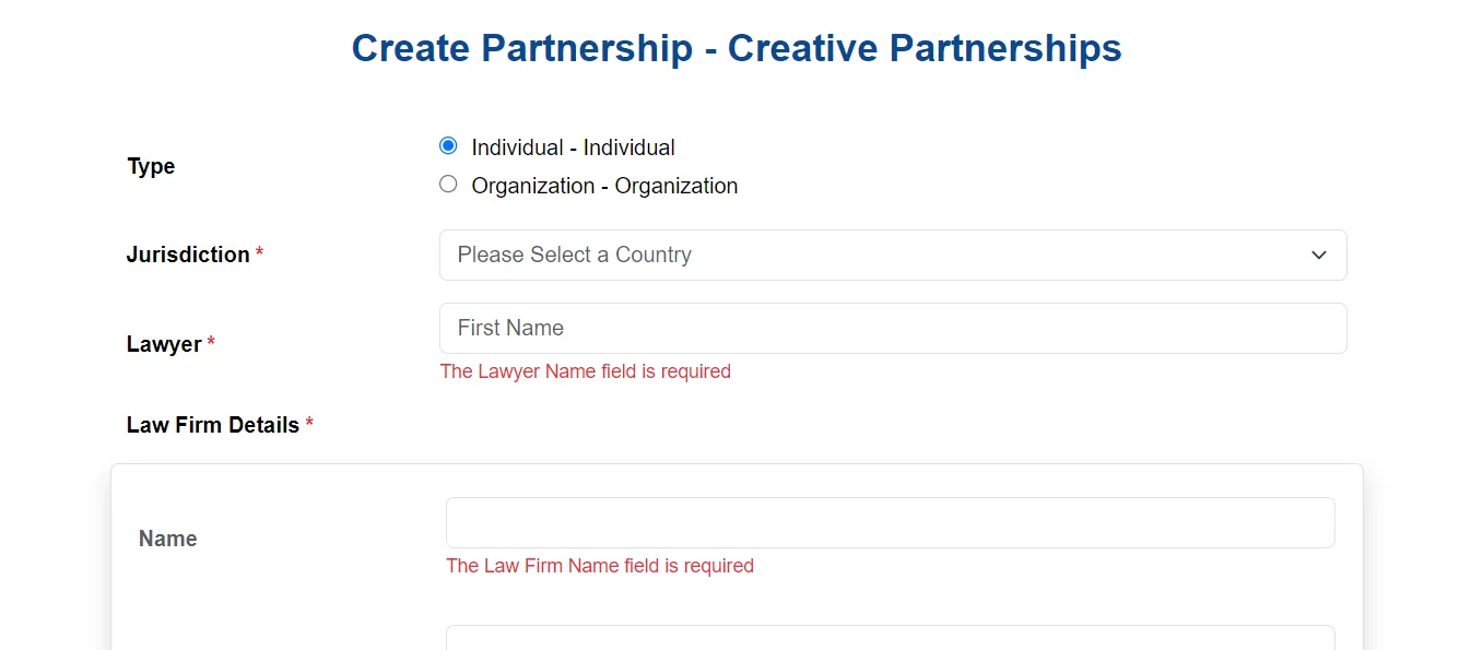 Agreement Details Entry
