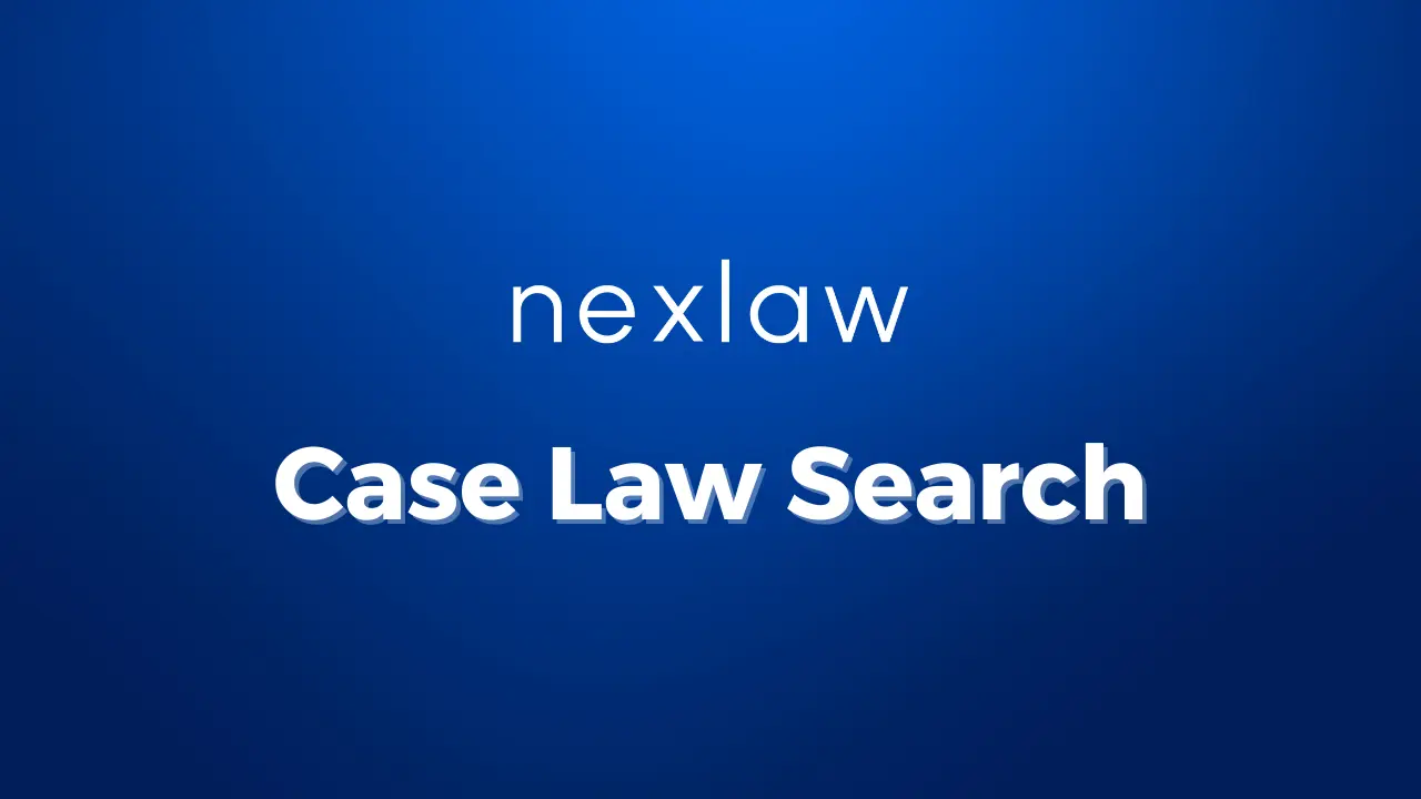 NexLaw Case Law Search