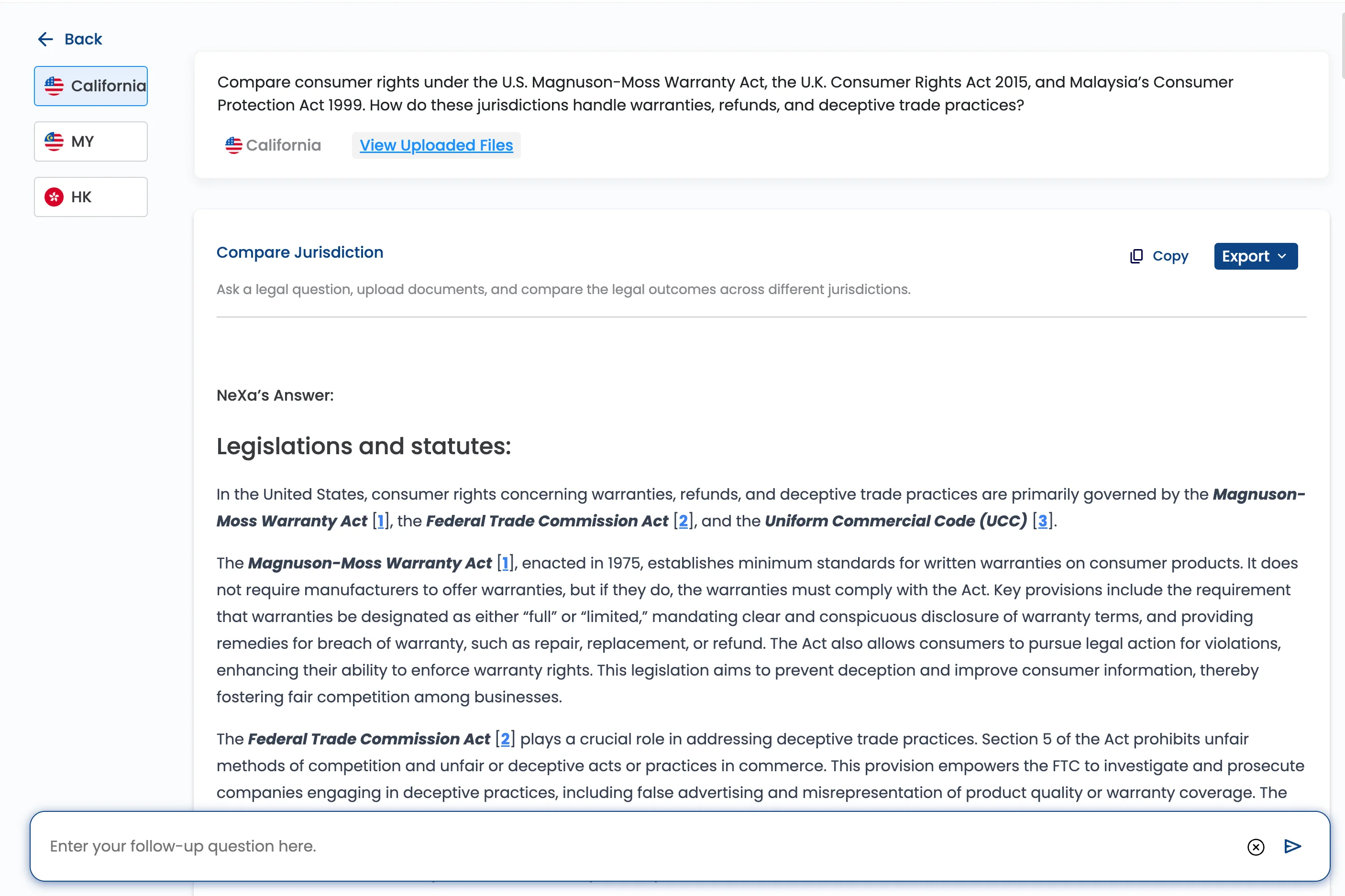 Background for Compare Jurisdictions